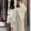 톰브라운 삼선배색점퍼