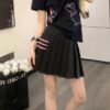 톰브라운 삼선 니트 스커트