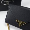 프라다 [PRADA] 수입프리미엄급 프라다 사피아노 레더 숄더백