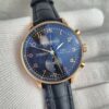 IWC 샤프하우젠 포르투기저 블랙다이얼 골드침