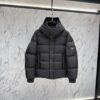 프라다 포켓로고 구스다운 후드 패딩
